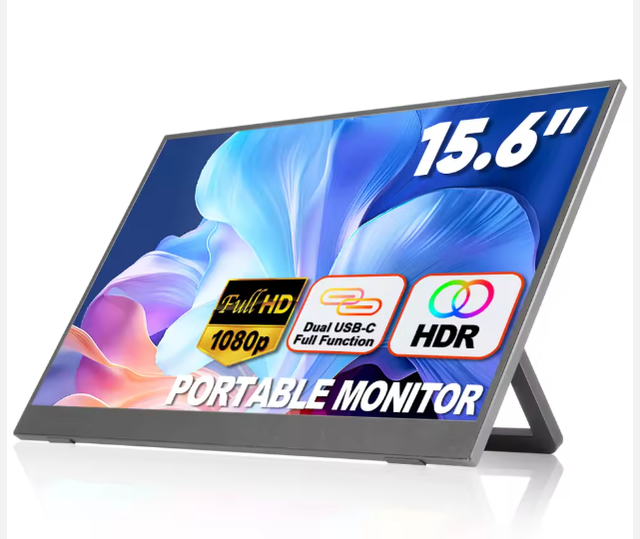 15.6" FHD Portable Monitor - Ultra - Slim Screen Extender with Adjustable Stand - Bella's Home