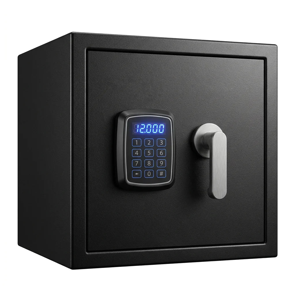 Electronic Security Safe Box for Home Office - Keypad Lock Solid Steel - Bella's Home