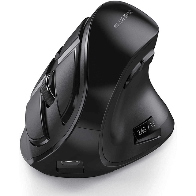 Ergonomic Vertical Mouse - Rechargeable Wireless Bluetooth Mouse for Mac & PC - Bella's Home