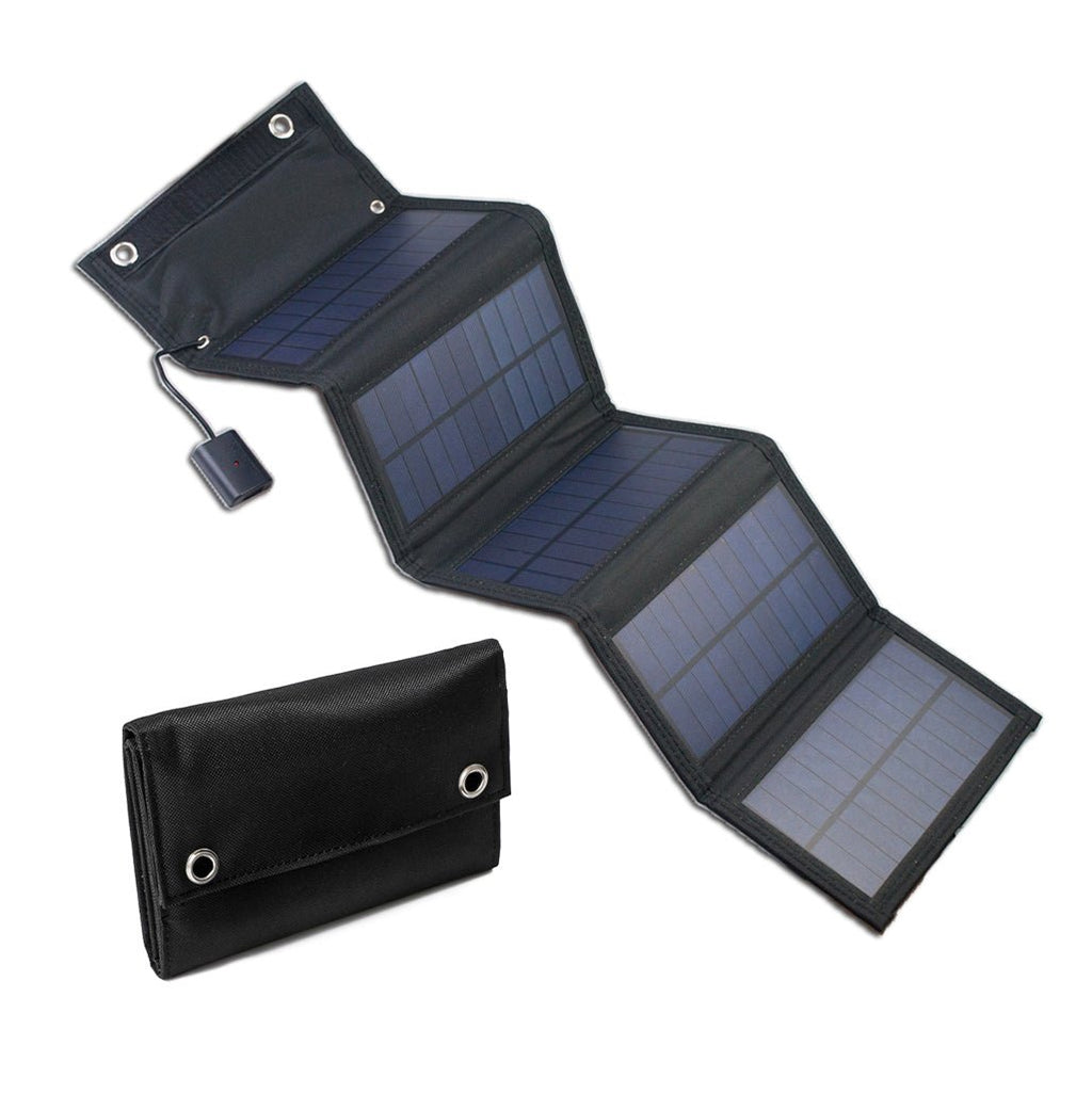 Foldable Solar Panel Charger - Portable 15W USB for Camping - Bella's Home