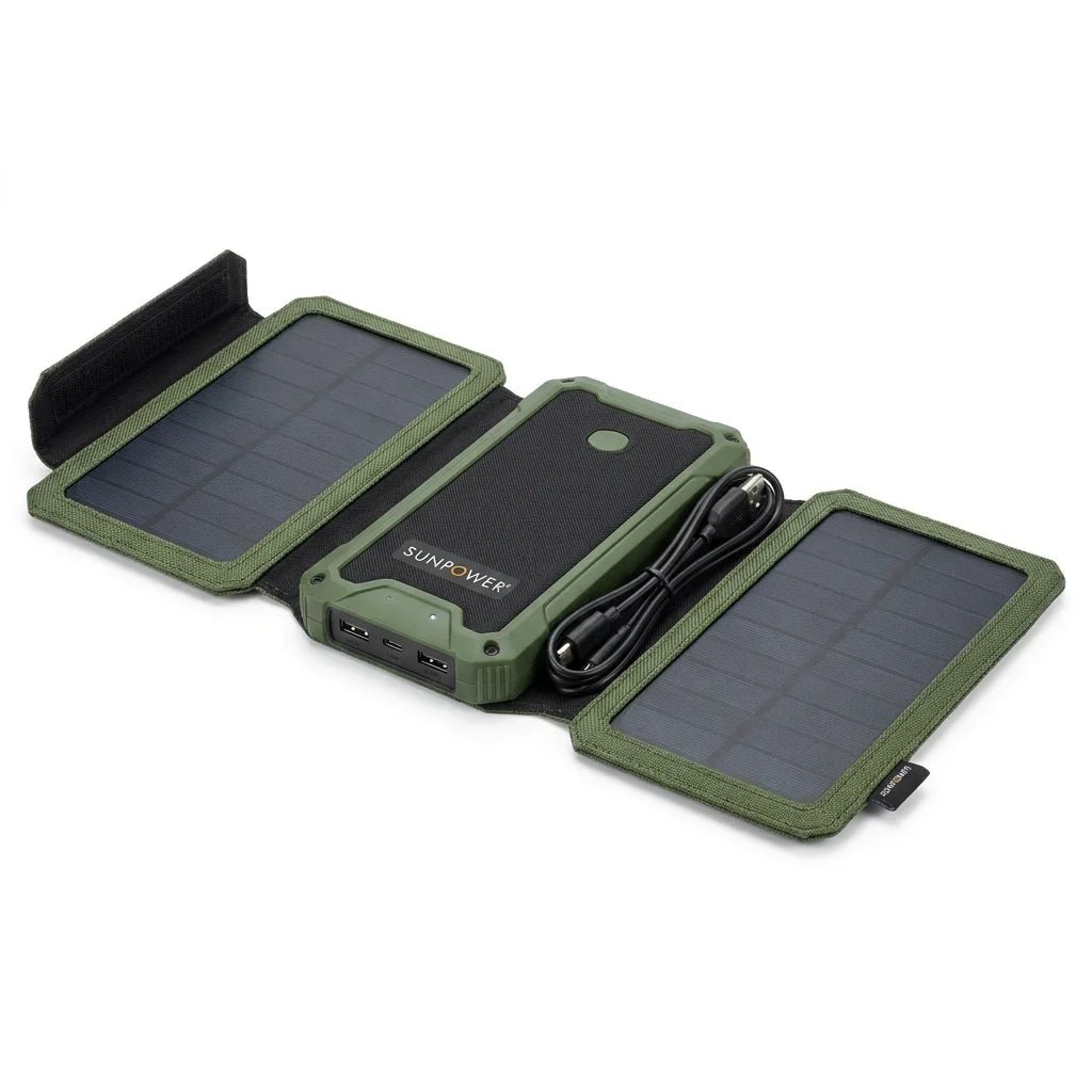 Foldable Solar Panel Charger - Portable 15W USB for Camping - Bella's Home