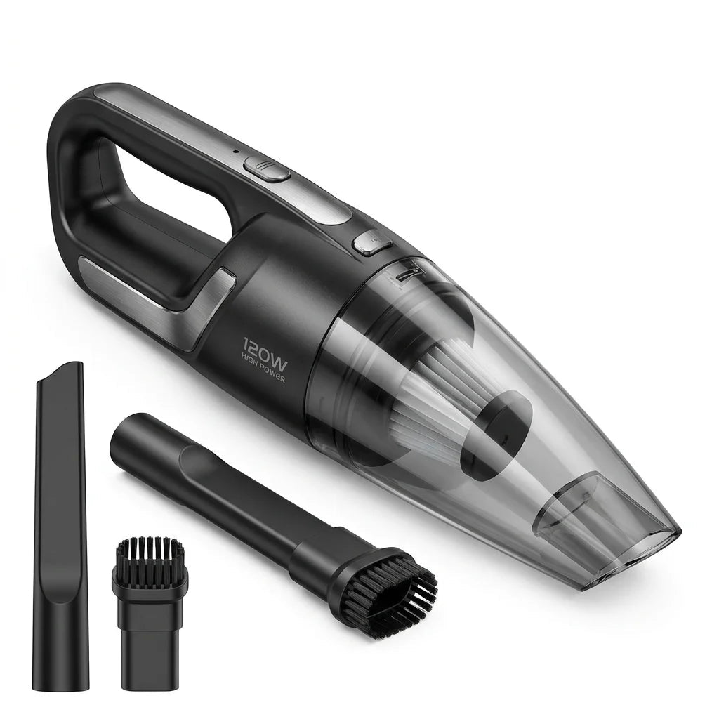 Portable Car Vacuum Cleaner - Cordless 120W High Power - Bella's Home