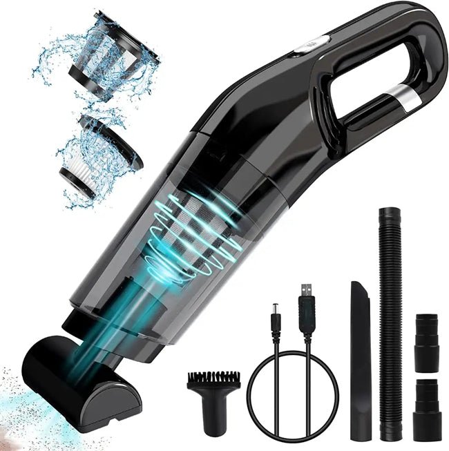 Portable Car Vacuum Cleaner - Cordless 120W High Power - Bella's Home