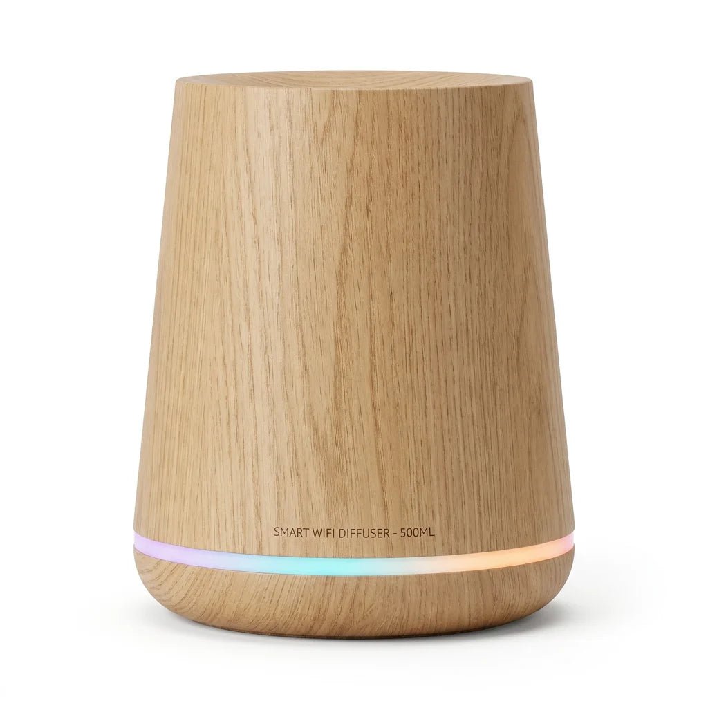 Smart WiFi Essential Oil Diffuser - App Control & Color Changing LED - Bella's Home