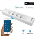WiFi Smart Power Strip - 4 Outlets & 4 USB Ports Control - Bella's Home